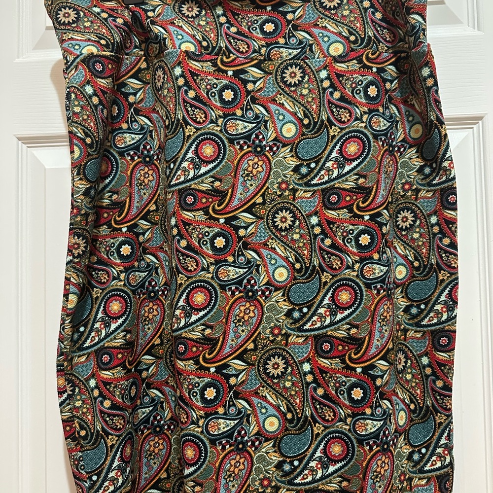 LuLaRoe Multicolor Paisley Fabric